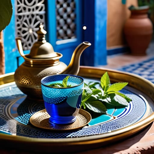 The Rhythmic Grace of the Traditional Moroccan Tea Ceremony.