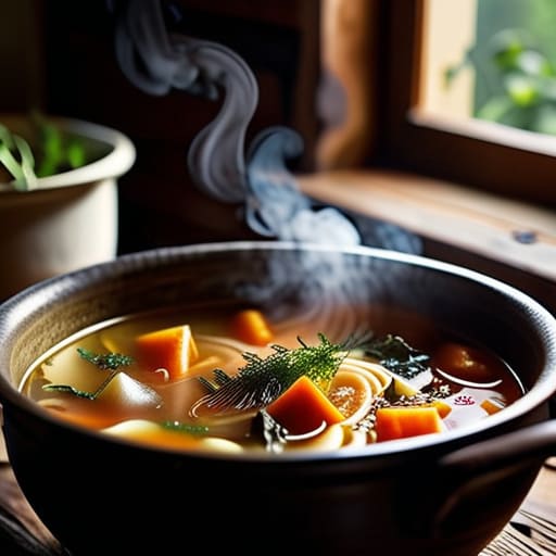 Steam rising from soup: The Beauty in the Simmer.