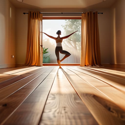 Finding Your Own Rhythm through morning stretches.