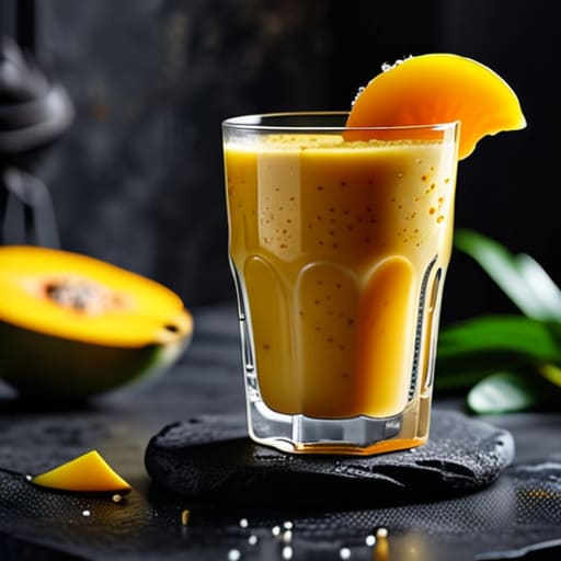 Golden Fields and Ginger mango drink.