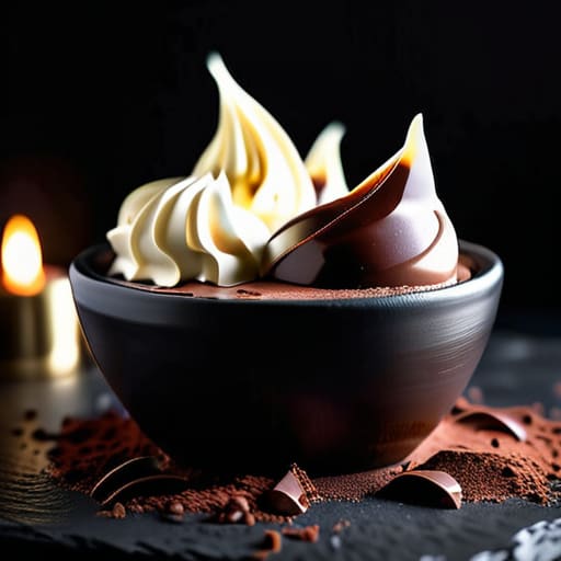 Creamy, homemade Simple Chocolate Mousse.