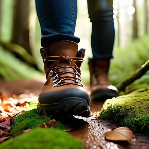 Hiking peacefully, taking the long way home.