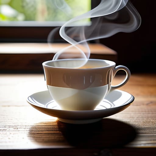 A porcelain cup during The Final Steep.