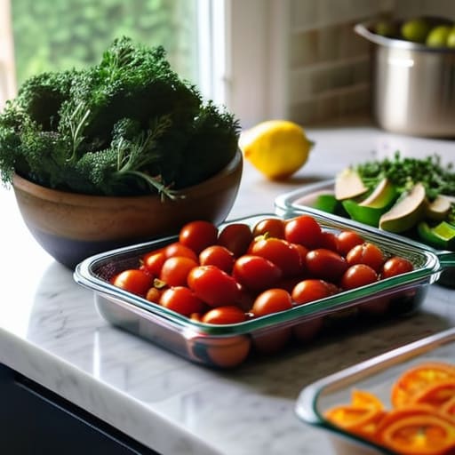 Meal prepping for wellness and wellbeing.