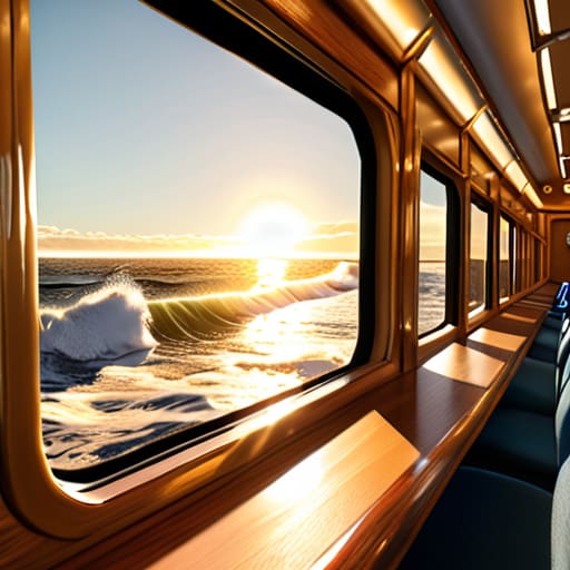 Coastal Whispers on the Pacific Surfliner waves.