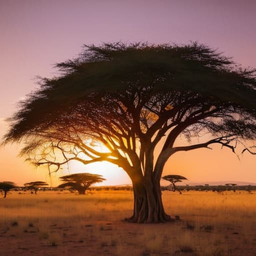 A Final Note from the Bush sunset.
