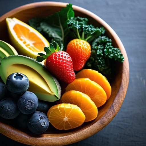 Eating Foods High in Vitamins