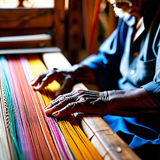 Savoring the Intricate Dance of Traditional Handloom Techniques.