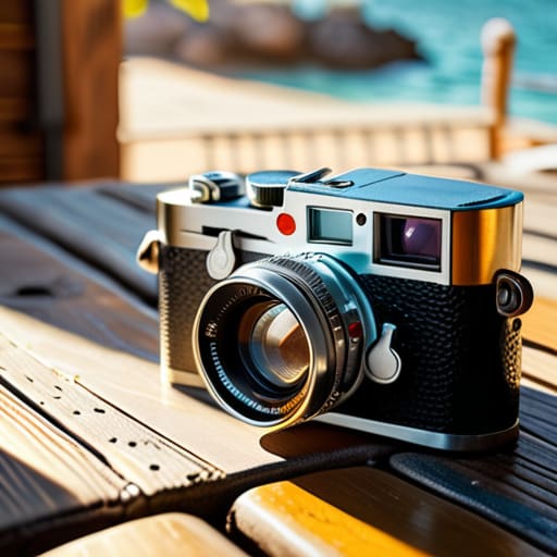 A small, analog camera on travels.